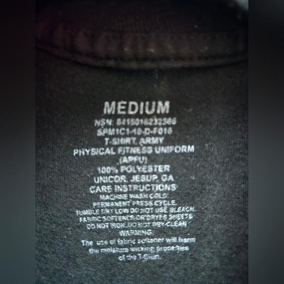 Army Men's/Women's APFU Short Sleeve Tee - Picture 5 of 5